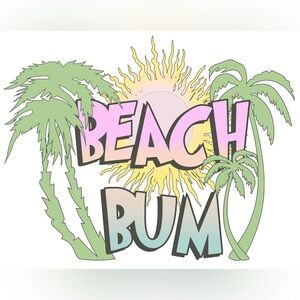 Beach Bum Graphic Tee